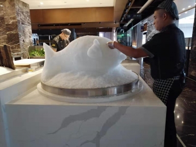 KINGWELL Máquina de hielo en tubos y escamas para el restaurante Beijing Hotpot